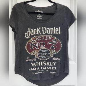 Dark gray vintage Jack Daniels tee